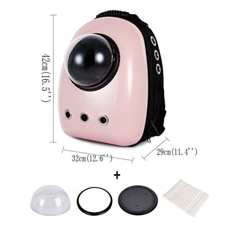 Dofover Dog Cat Pet Bubble Carrier Backpack Airline Approved For Travel Hiking Carrier For Dogs And