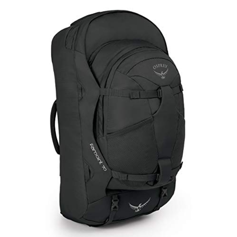 Osprey Farpoint 70 Men's Travel Backpack, Volcanic Grey, Small/Medium