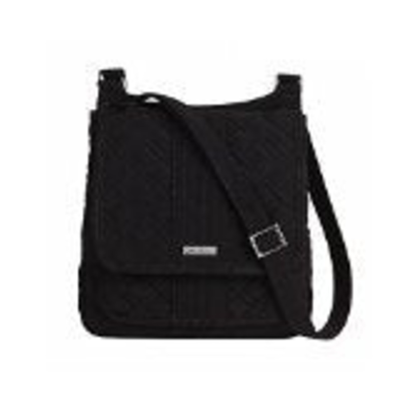 Vera Bradley Cross Body Mailbag in Classic Black