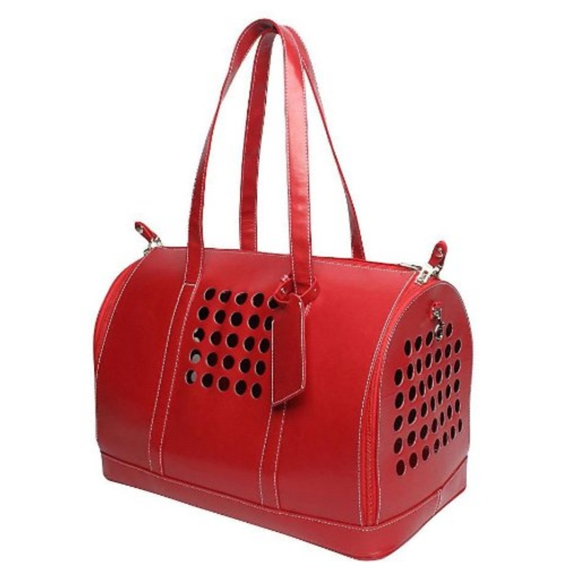 Bark-N-Bag Carrier One Collection Pet Carrier, Red