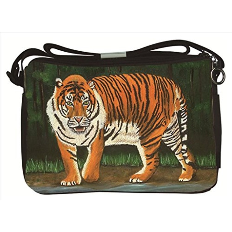 Bengal Tiger Messenger Bag- From My Painting, Emience