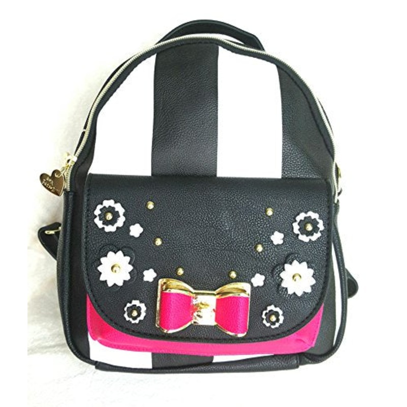 Betsey Johnson Backpack Convertible Stripe