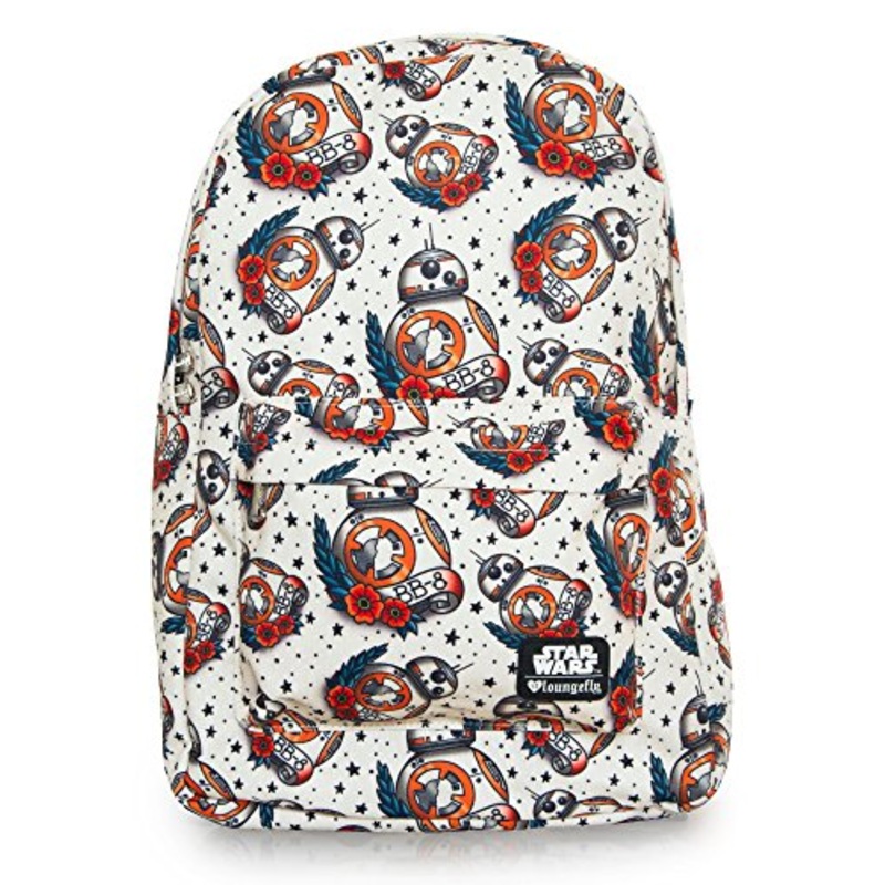 Loungefly The Force Awakens BB-8 Tattoo Backpack (Tan/Multi)