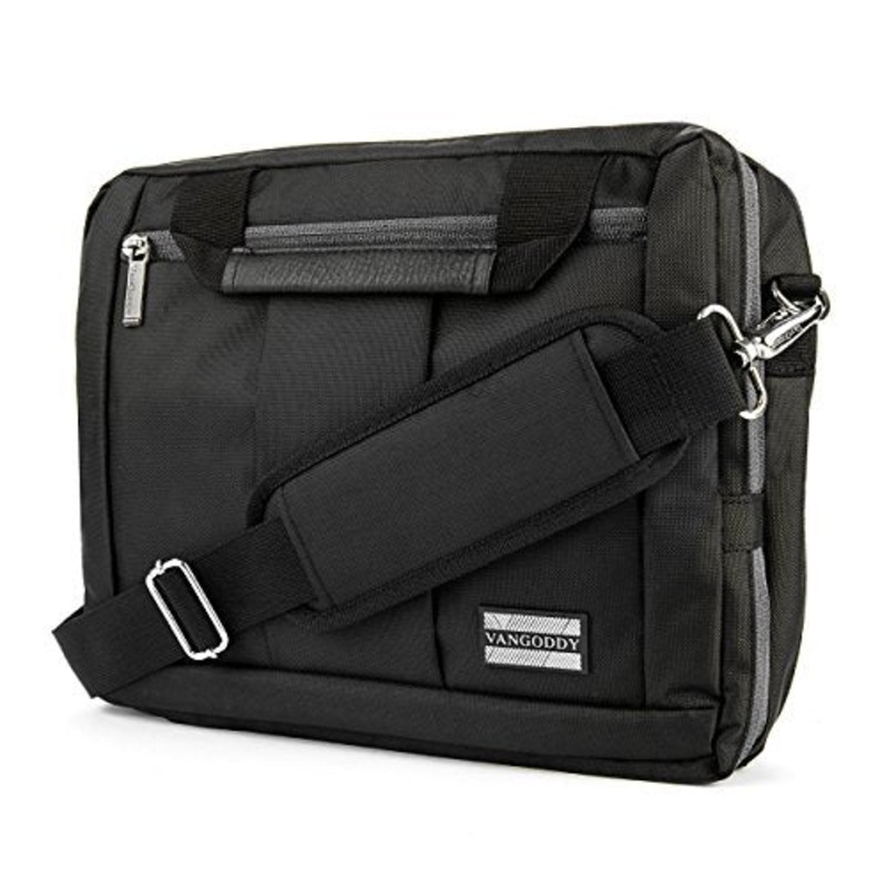 Microsoft Surface Pro 4 Lightweight Nylon Messenger Bag Convertible To Backpack 3 In 1