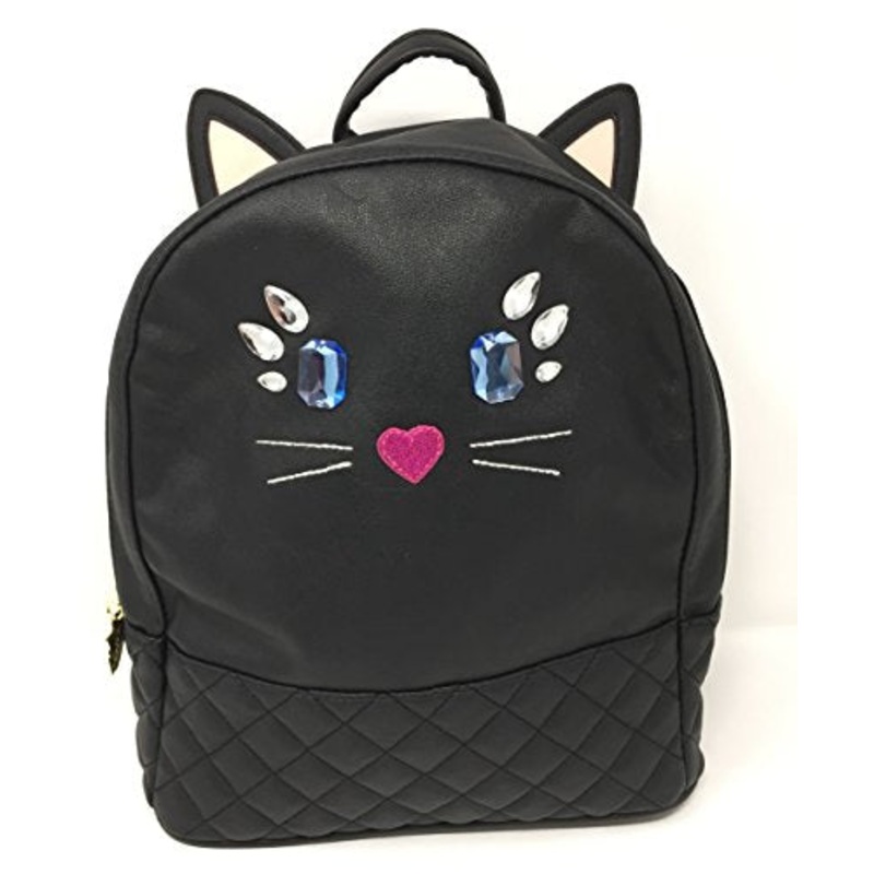 Betsey Johnson Lb Lucy Black Cat Backpack