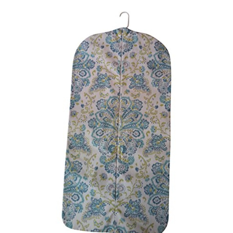Carry It Well Women'S Hanging Garment Bag Turquoise And Green Medallion