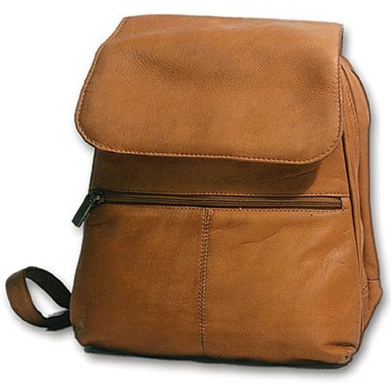 David King & Co. Women'S Organizer Backpack, Tan, One Size