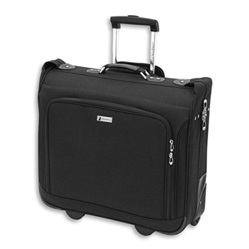 London Fog Buckingham 44" Wheeled Garment Bag, Black