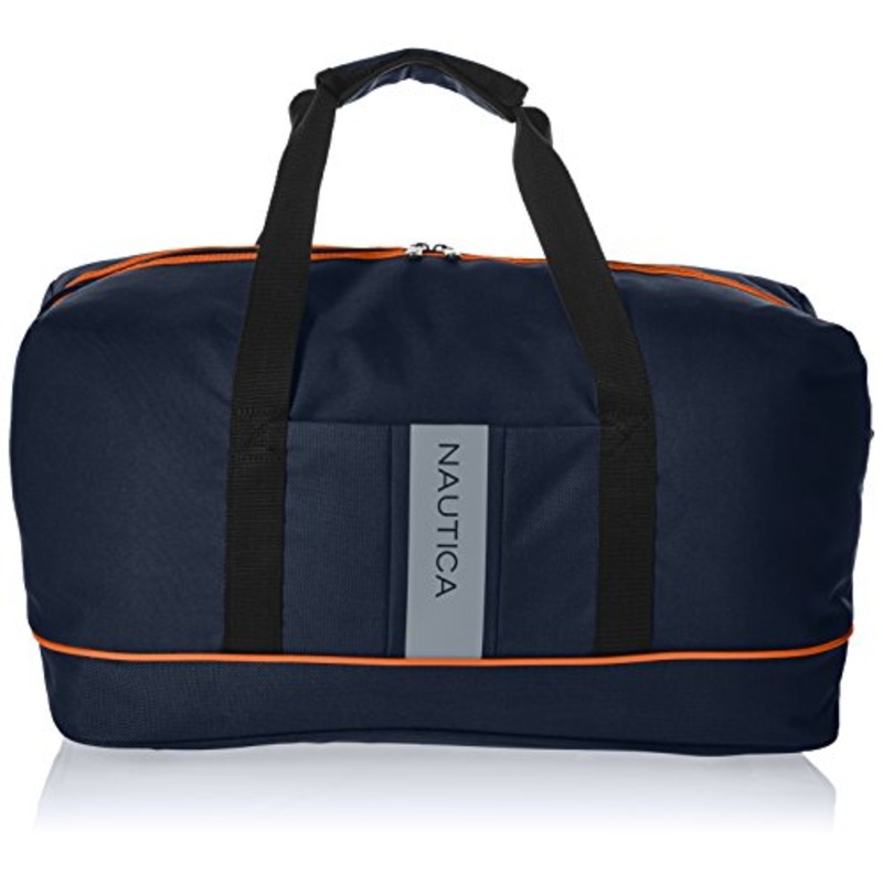 Nautica Gennaker Carry Duffle, Navy/Orange