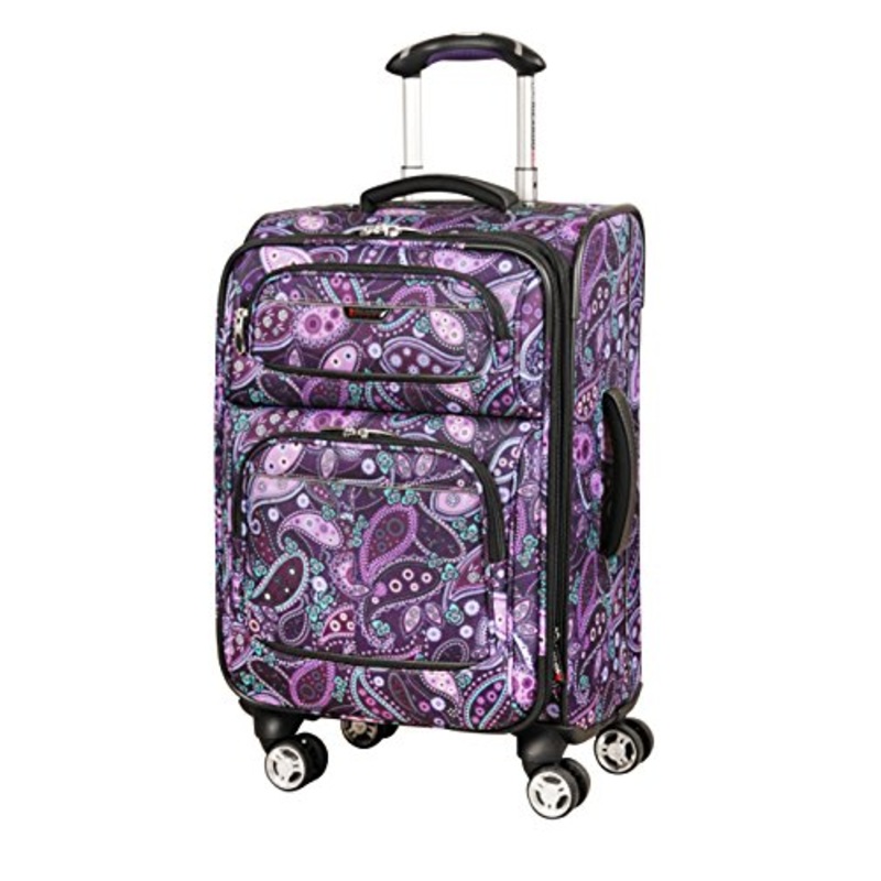 Ricardo Beverly Hills Mar Vista 20-Inch 4 Wheel Expandable Wheelaboard, Purple Paisley, One Size