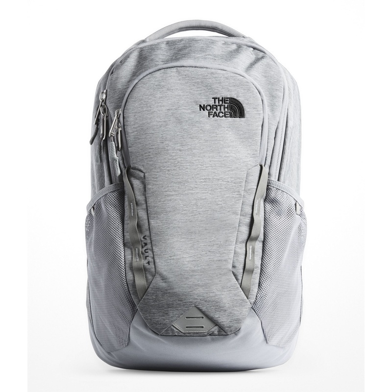 The North Face Vault Backpack, Mid Grey Dark Heather/TNF Black