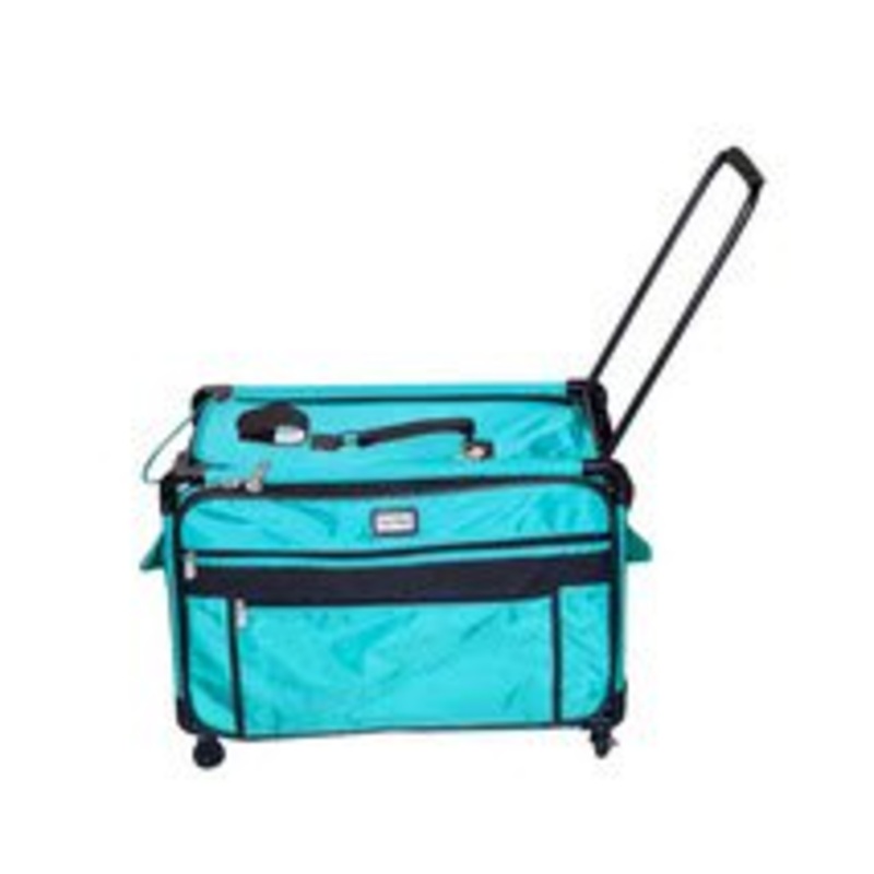 Tutto 9228Tma 2Xl Turquois Machine On Wheels Case, 27 By 16.25 By 14, Turquoise