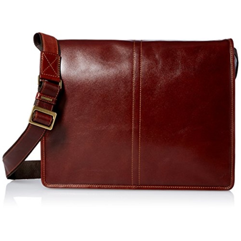 Visconti Vintage-7 Veg Tan Brown Soft Leather Messenger Bag Case