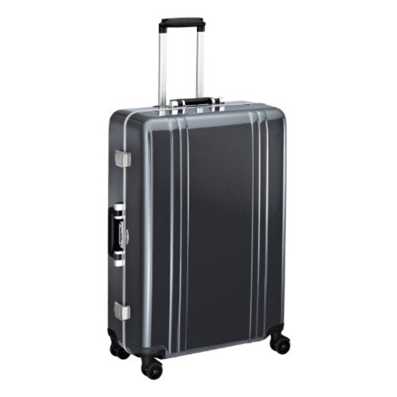 Zero Halliburton Classic Polycarbonate 28 Inch 4 Wheel Spinner Travel Case, Gunmetal, One Size