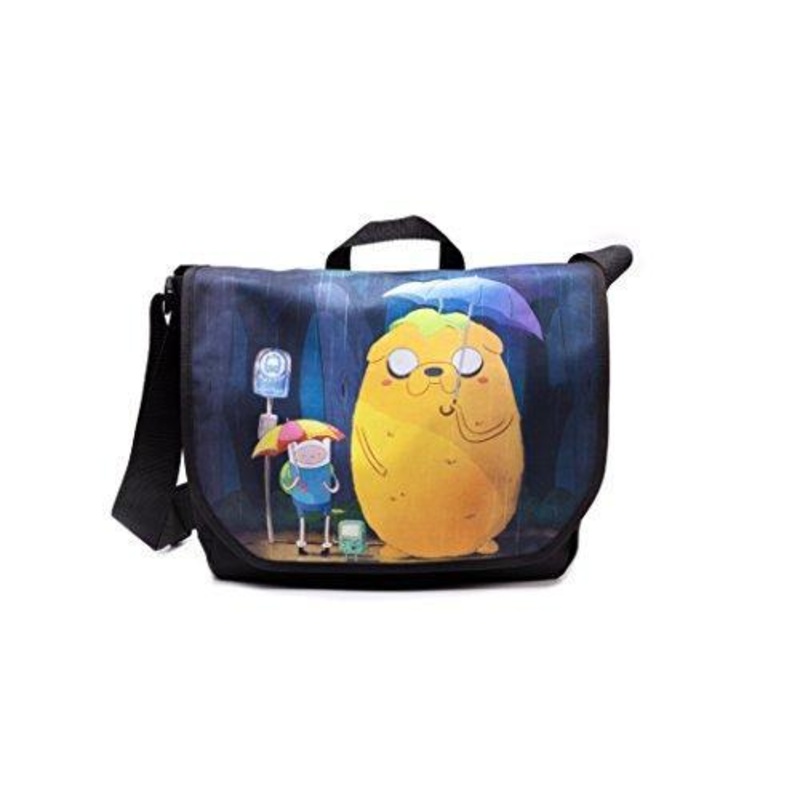 Adventure Time Messenger Bag Finn And Jake Official Black Totoro