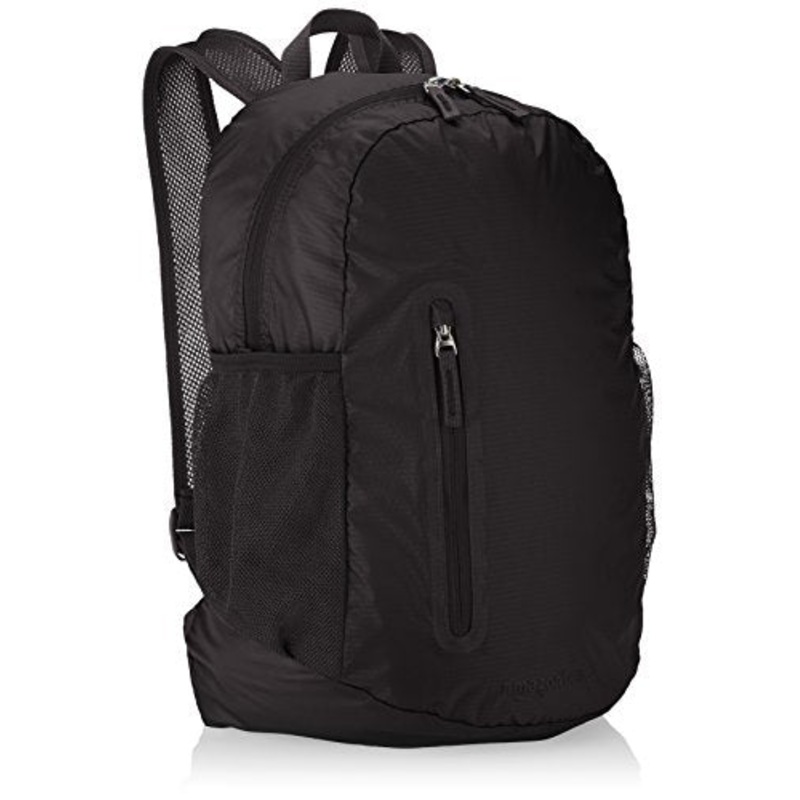 Amazonbasics Ultralight Packable Day Pack - Black, 35L