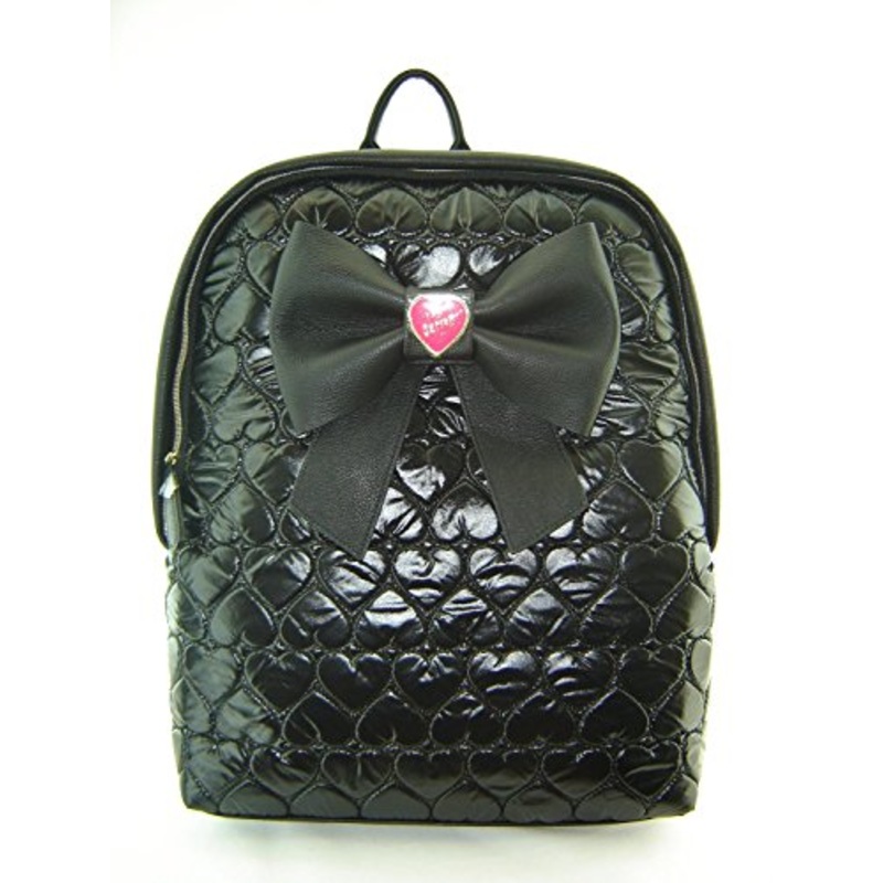 Betsey Johnson Backpack Bow Nanza (Black/Black)