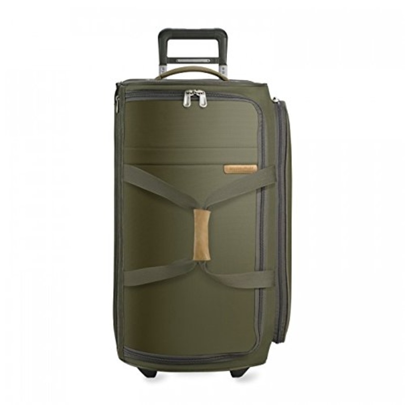 Briggs & Riley Baseline Upright Duffle Bag, Olive, Medium