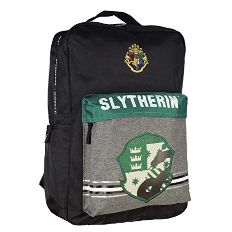 Harry Potter Slytherin Backpack School Book Bag With Laptop Sleeve