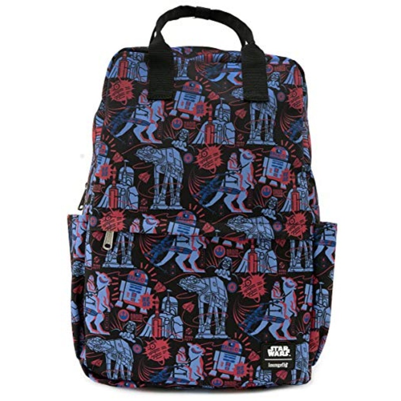 Loungefly Star Wars Empire Strikes Back 40th Anniversary Square Nylon Backpack