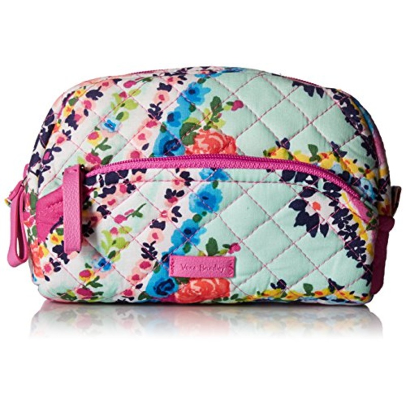 Vera Bradley Iconic Mini Cosmetic, Signature Cotton, Wildflower Paisley