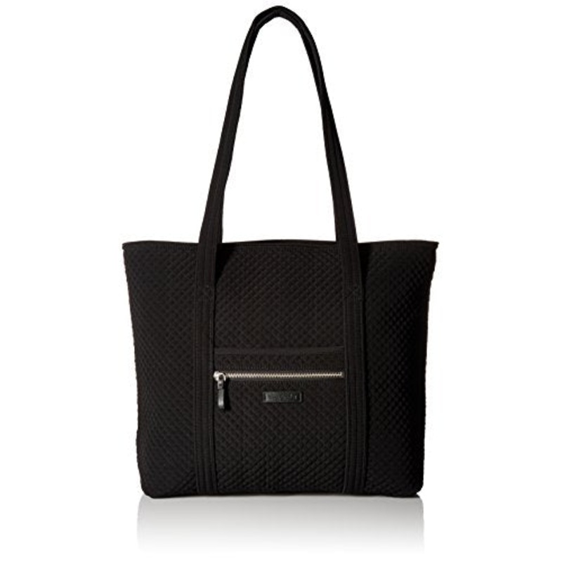 Vera Bradley Iconic Vera Tote, Classic Black