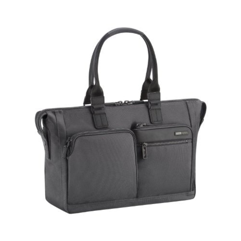 Zero Halliburton Zest Double Front Pocket Tote, Black, One Size
