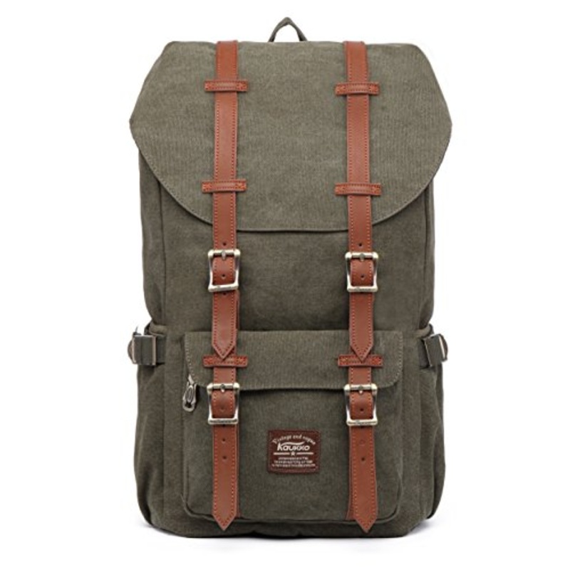 Kaukko Laptop Outdoor Backpack, Travel Hiking& Camping Rucksack Pack, Casual Large College School