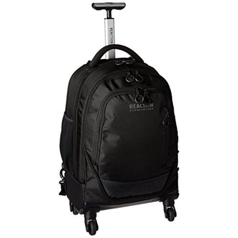 Kenneth Cole Reaction Double Gusset 4-Wheel 17.0 , Black