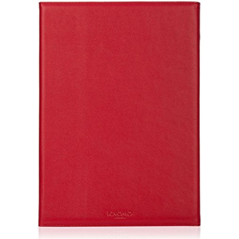 Knomo Ipad Air 2 Premium Folio Leather/Plastic Case, Scarlet, 14-094-Sct (Leather/Plastic Case,