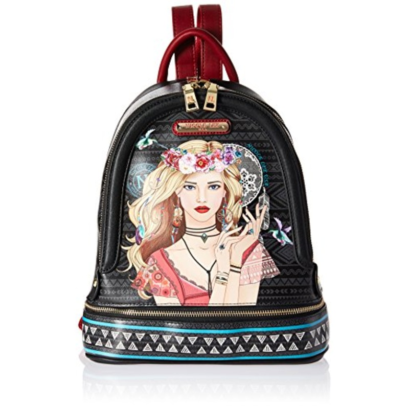 Nicole Lee Women's Multi-Functional [Pink] Smart Lunch Backpack, Insulated Bottom Compartment, Elsa's Dream Catcher, One Size