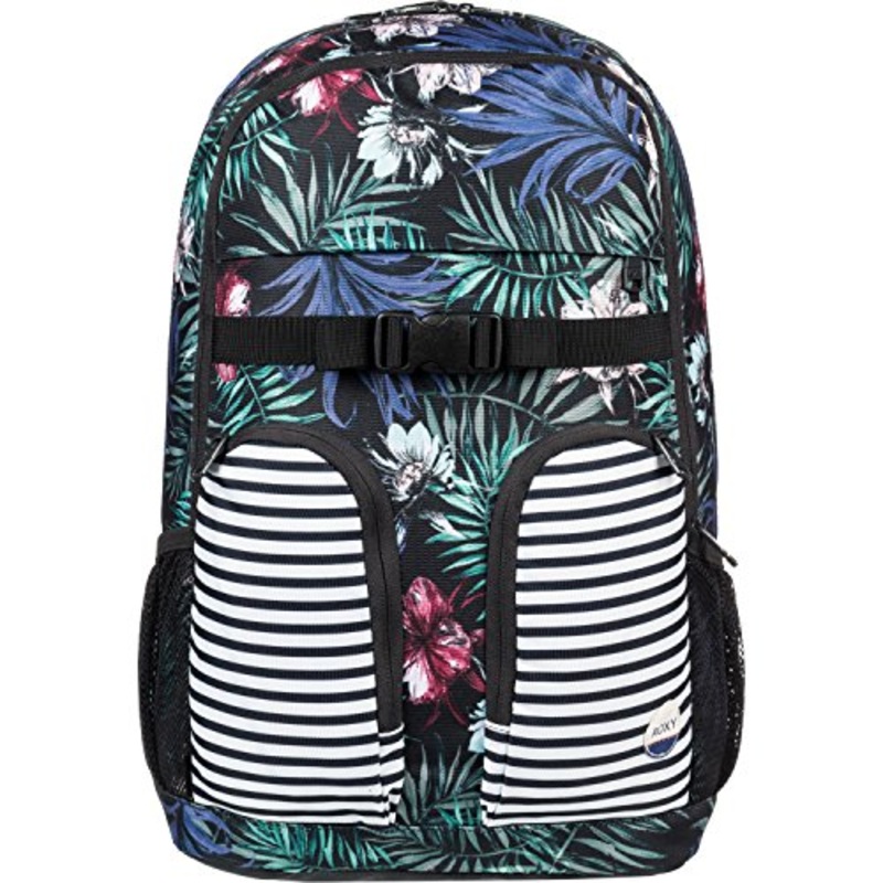 Roxy Take It Slow Womens Backpack One Size Anthracite Swim Belharra Flower