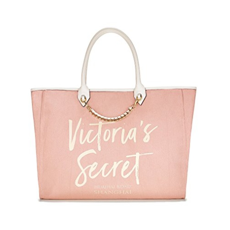 Victoria'S Secret Handbag Angel City Tote Purse Pink Shanghai Fashion Show 2017