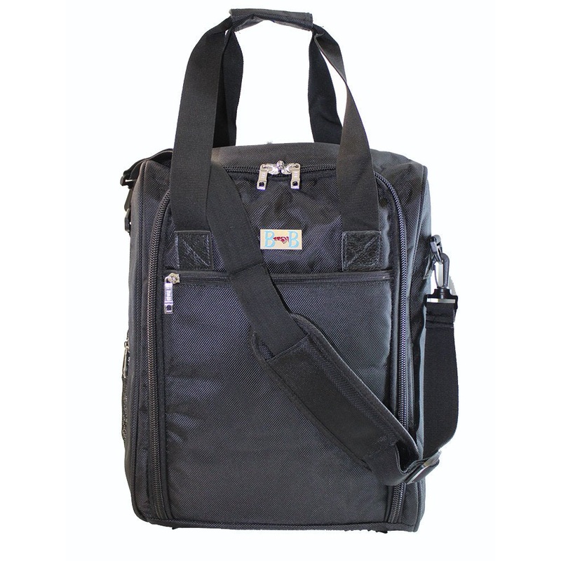 BoardingBlue Personal Item for AA, Frontier, Spirit airlines (BLACK) 2-Day-Shipping