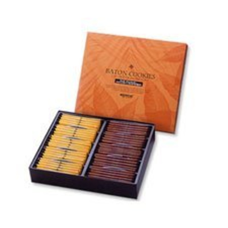 Royce' Baton Cookies [Coconut 25Pcs] & [Hazel Cacao 25Pcs] Sapporo Hokkaido Japan Import
