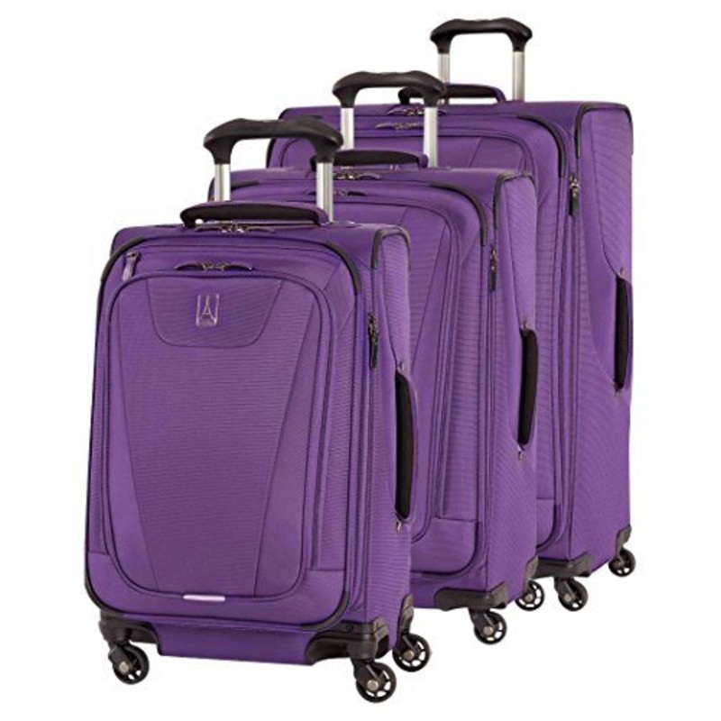 Travelpro Maxlite 4 Expandable Spinner 3 Piece Set (21"/25"/29"), Purple