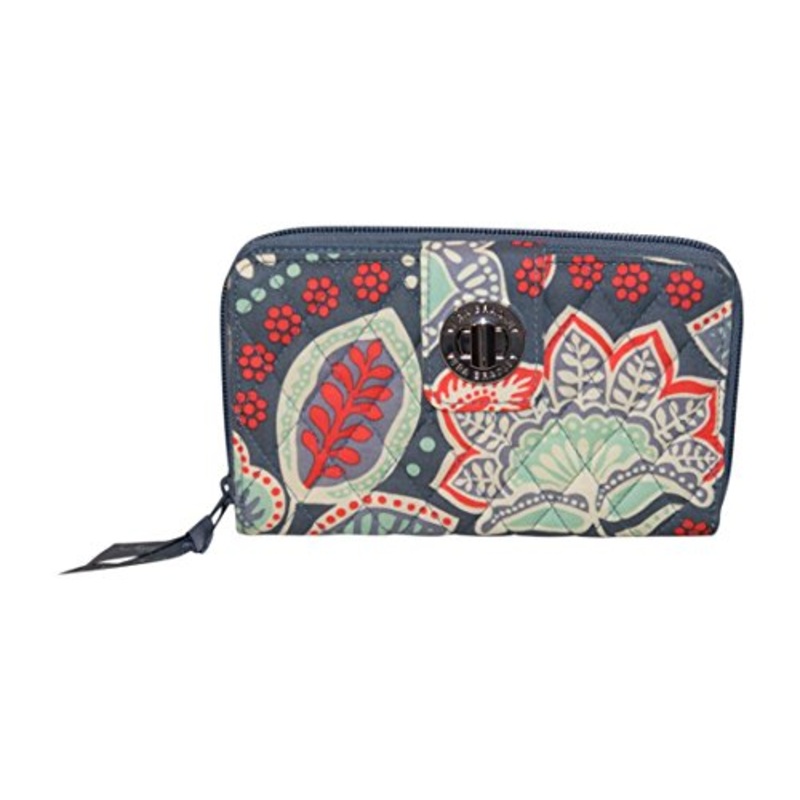 Vera Bradley Turnlock Wallet, Nomadic Floral