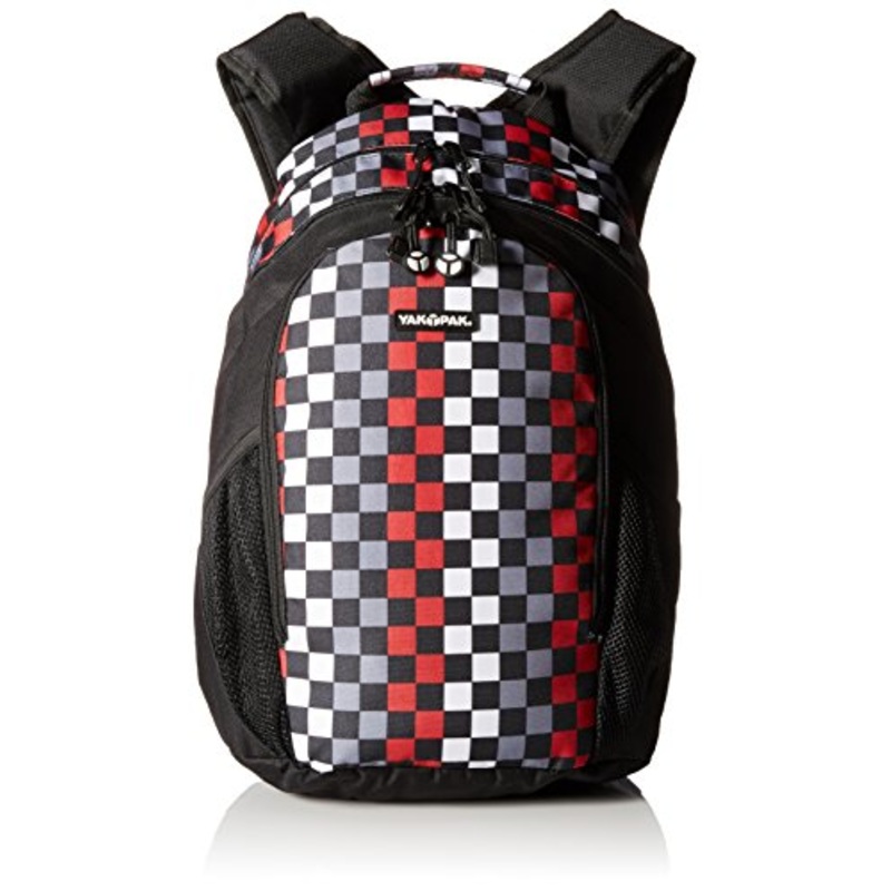 Yak Pak Metro Back Pack, Checkerboard Red, One Size