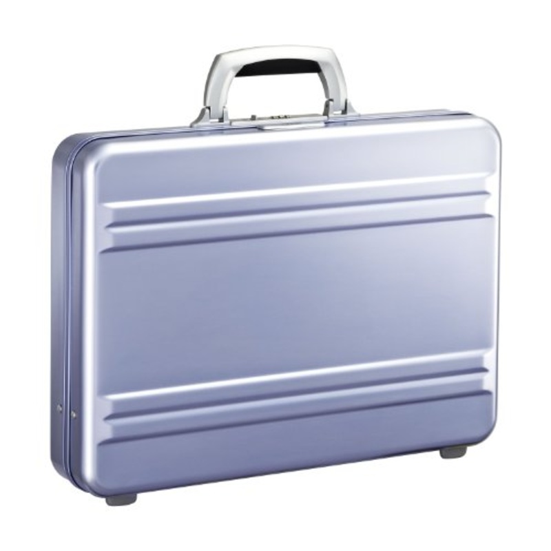 Zero Halliburton Slimline 3 Inch Aluminum Attached, Polished Blue, One Size