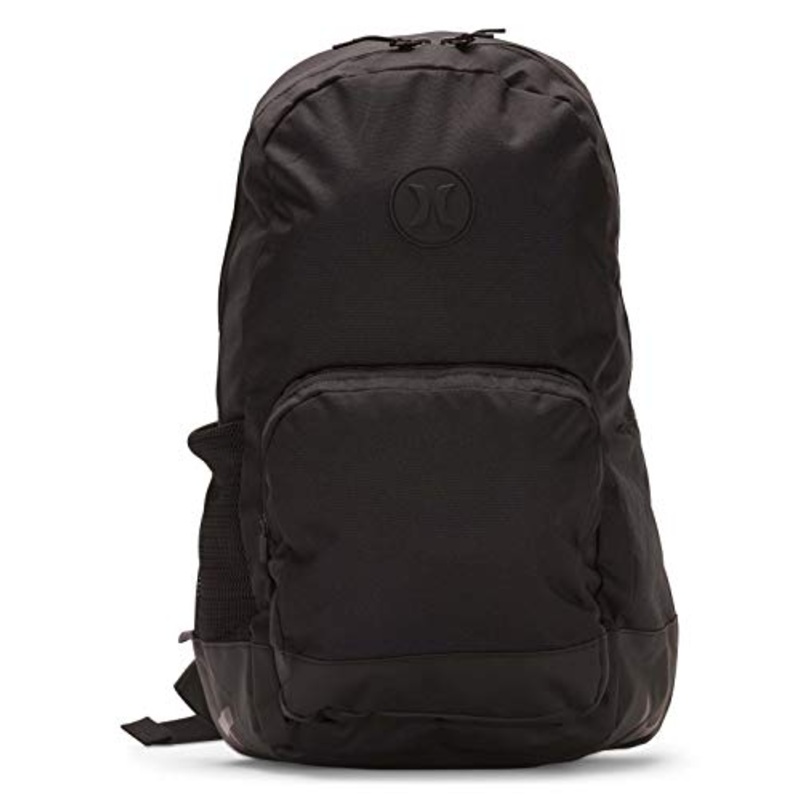 Hurley Men's Blockade Solid Laptop Backpack, black, QTY