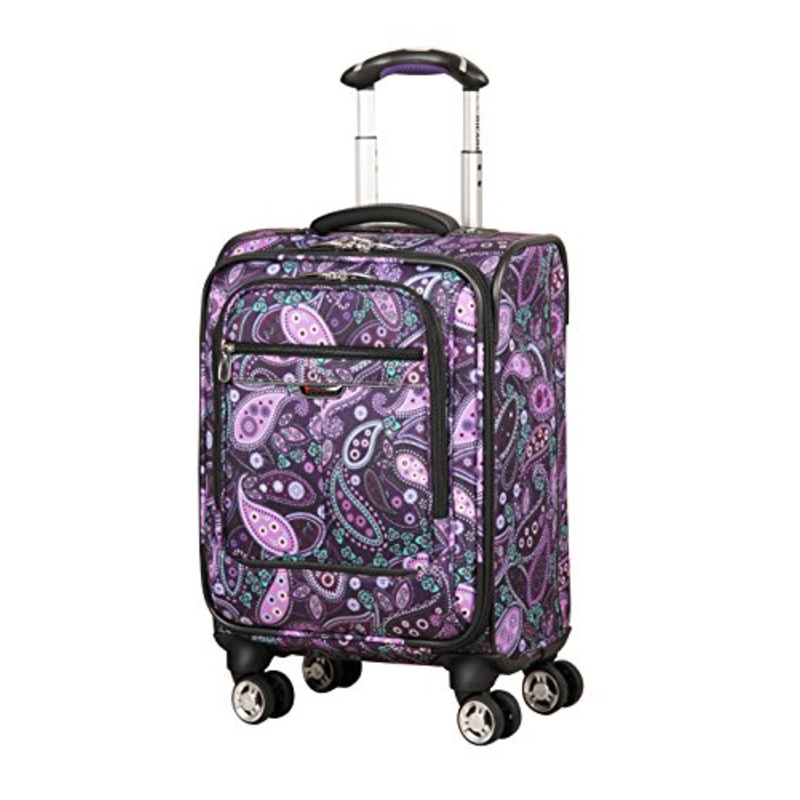Ricardo Beverly Hills Mar Vista 17-Inch 4 Wheel Expandable Wheelaboard, Purple Paisley, One Size