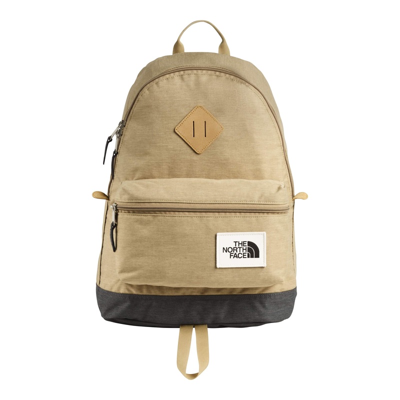 The North Face Mini Berkeley Backpack, Kelp Tan Dark Heather/Asphalt Grey Light Heather