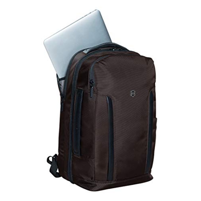 Victorinox Almont Professional Deluxe Travel Laptop Backpack Business, Dark Earth, One Size