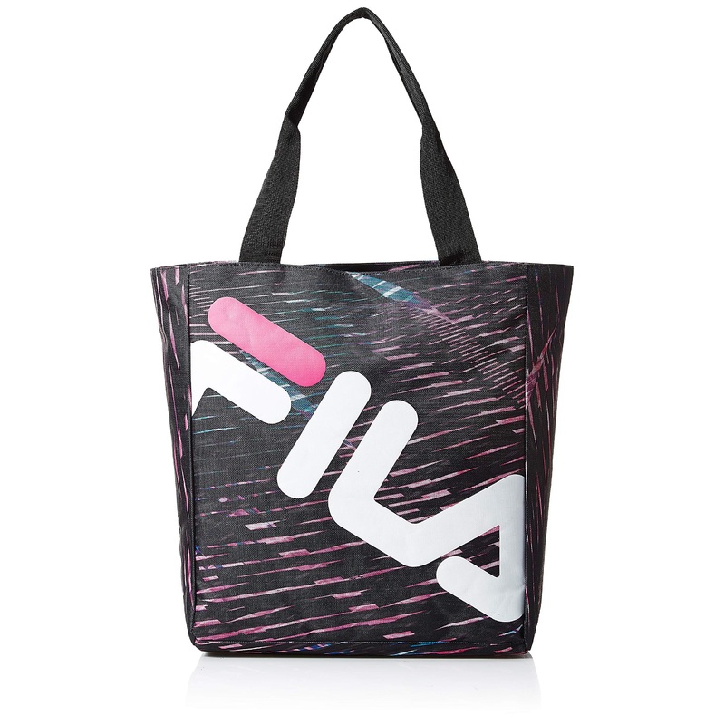 Fila Women's Margaret Tote Travel, Stripes Static Pink, One Size