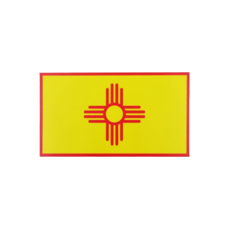 Metal the Brand - Zia Yellow Flag - Sticker Decal