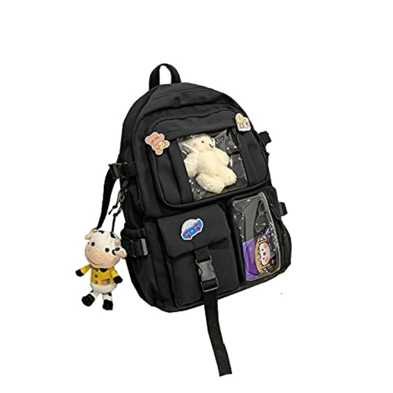 Micjcit College Student Backpack Waterproof And Wear-Resistant Leisure Business Sports Backpack Computer Bag Free Doll