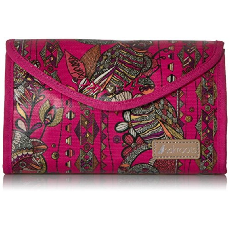 Sakroots Flap Cosmetic, Fuchsia Spirit Desert