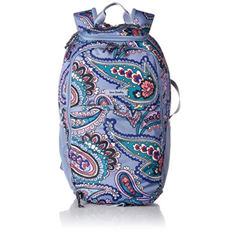 Vera Bradley Lighten Up Journey Backpack, Polyester, kona Paisley