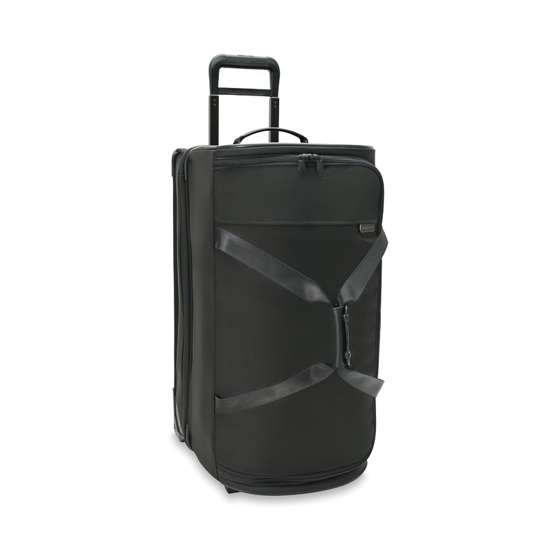 Briggs & Riley Baseline 27 Checked 2-Wheeled Medium Duffle (Free Monogram)-  BLUWD127