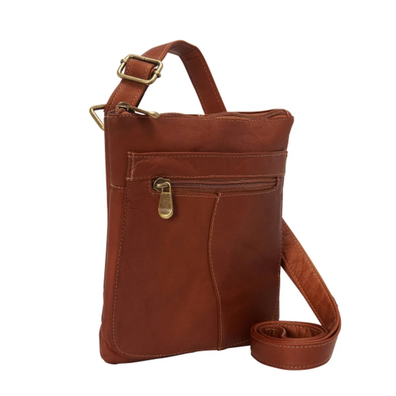 David King & Co. 598 Leather Slender Shoulder Bag